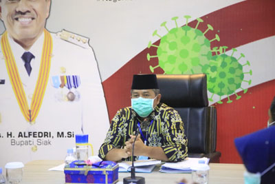  Pemkab Siak Gelar Rapat Pembahasan Penerapan PSBB Bersama Forkopimda